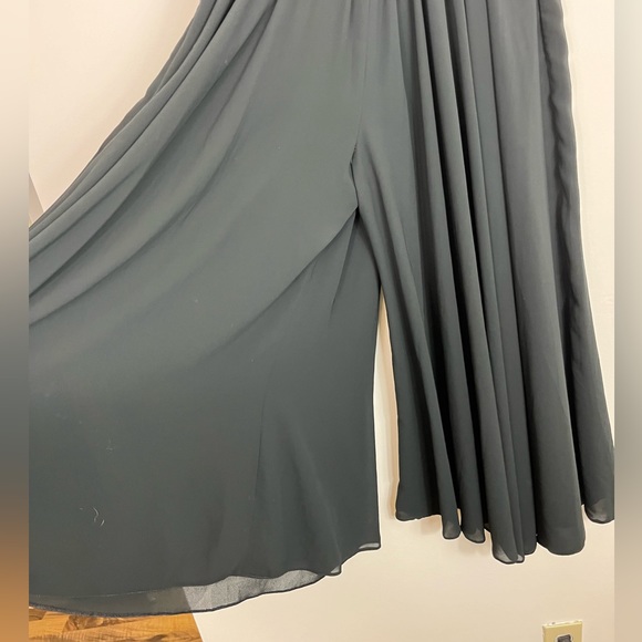 Vintage 80s Wayne Clark Chiffon Extra Wide Leg Pants Sz 26 - Picture 8 of 13
